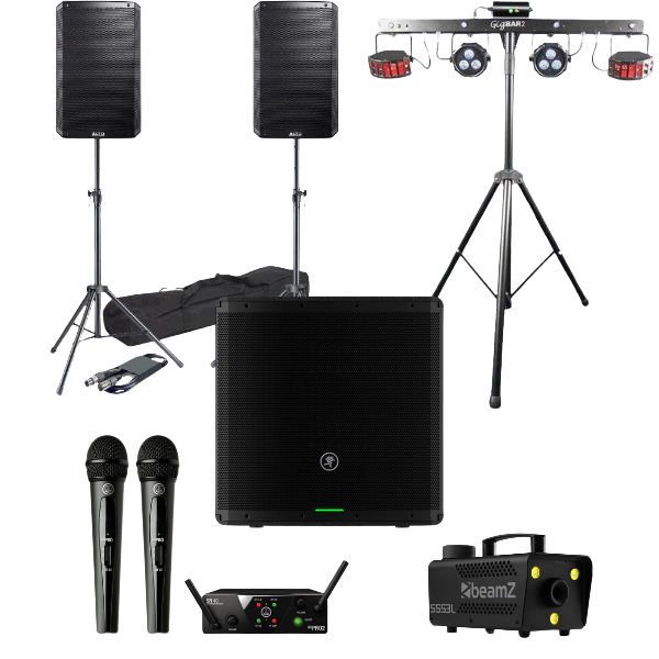 DJ Sound and Light system and speakers for hire in Sydney Northern Beaches