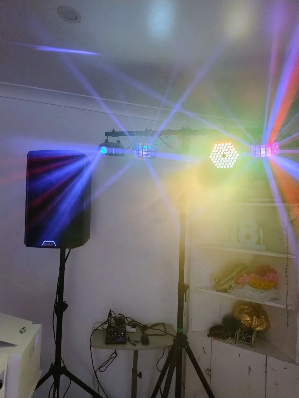Lights and Effects at a live event